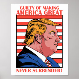 Skyldigheten att Skapar Amerika Underbar Trump Mug Poster