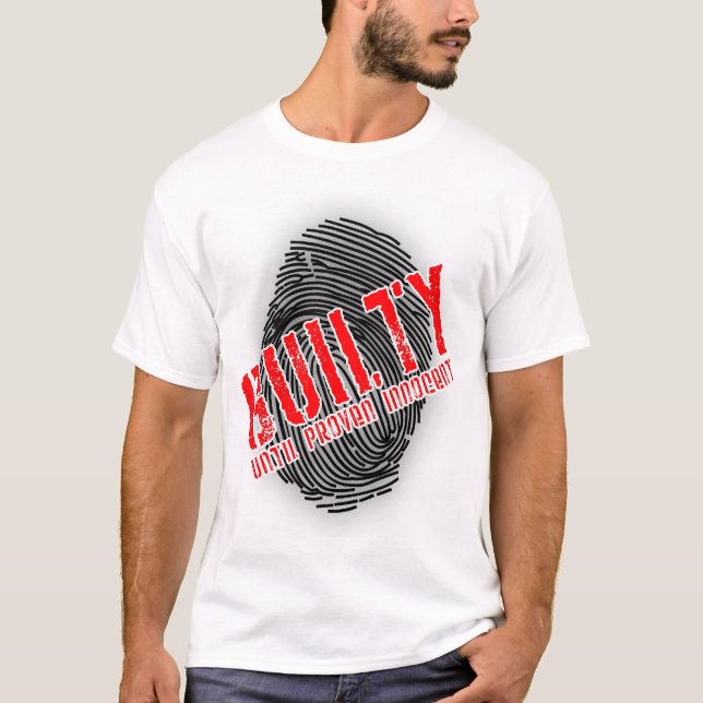 Skyldigt Tee Shirt (Framsida)