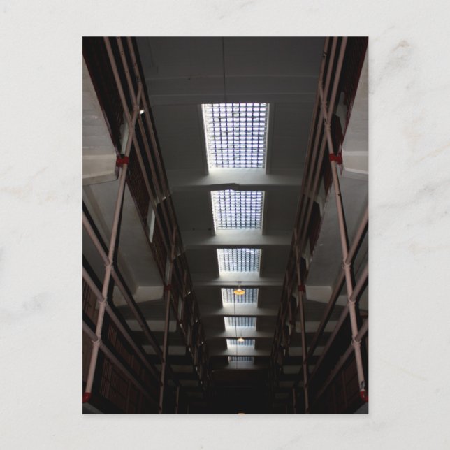 Skylight på Alcatraz-fängelset Vykort (Framsida)