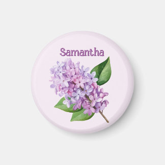 Skylilja Blossom Anpassad Namn Magnet