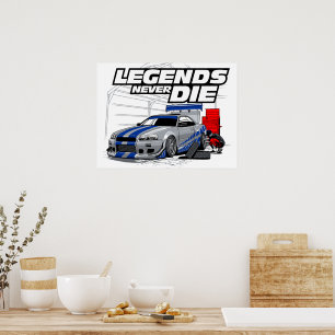 SKYLINA LEGENTER DÖR ALDRIG! POSTER
