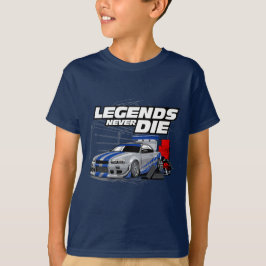 SKYLINA LEGENTER DÖR ALDRIG! T SHIRT
