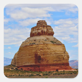 Skyline and Stone Fyrkantigt Klistermärke