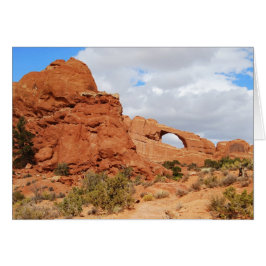 Skyline Arch, Arches National Park, Utah, kort
