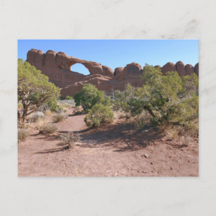 Skyline Arch vid Arches National Park Vykort