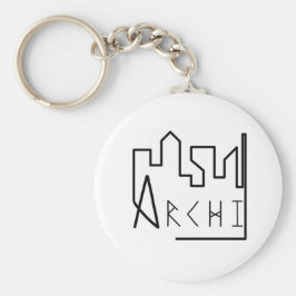 Skyline architecture nyckelring