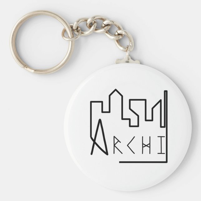 Skyline architecture nyckelring (Framsidan)