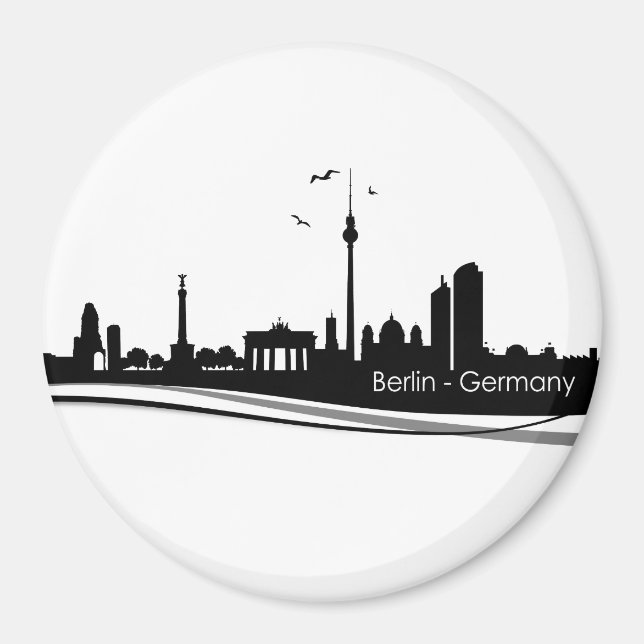 Skyline Berlin Magnet (Framsidan)
