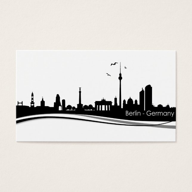 Skyline Berlin Visitkort (Framsidan)