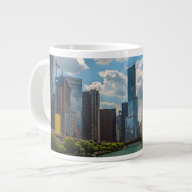 Skyline Chicago Jumbo Mugg (Framsida vänster)