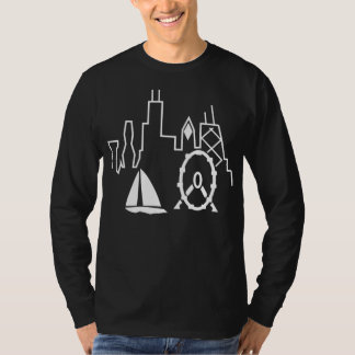 Skyline Chicago T Shirt