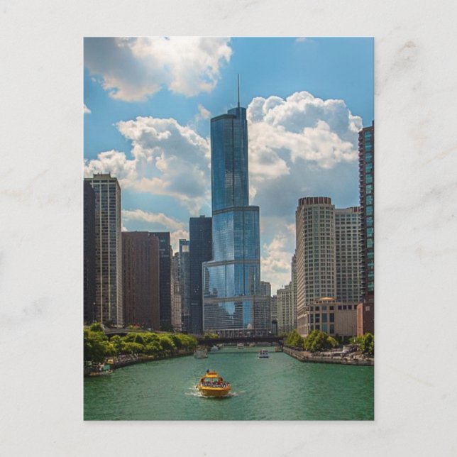 Skyline Chicago Vykort (Framsida)