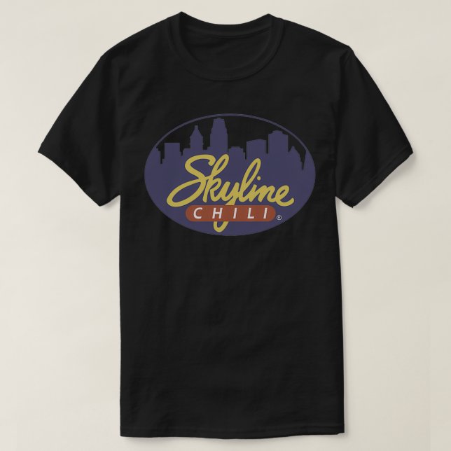 Skyline Chili  T Shirt (Design framsida)