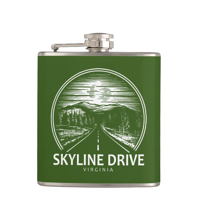 Skyline Drive Virginia Forest Fickplunta (Framsidan)