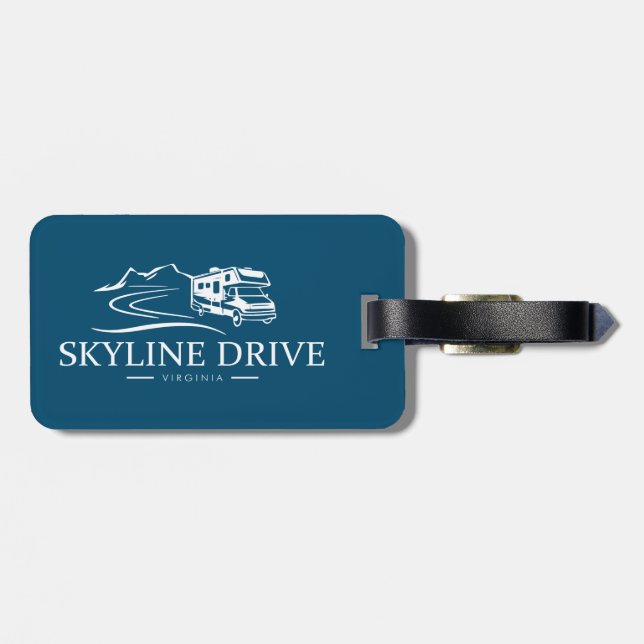 Skyline Drive Virginia Recreational Fordon Bagagebricka (Baksida Vågrät)