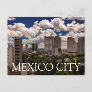 Skyline från hotellet i Polanco Mexico City Vykort