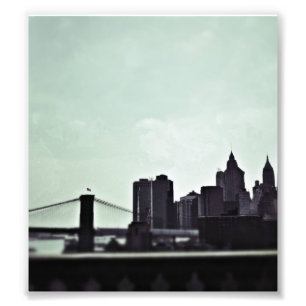 Skyline från New York Fototryck