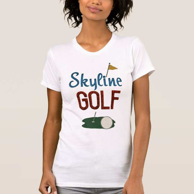 Skyline Golf T Shirt (Framsida)