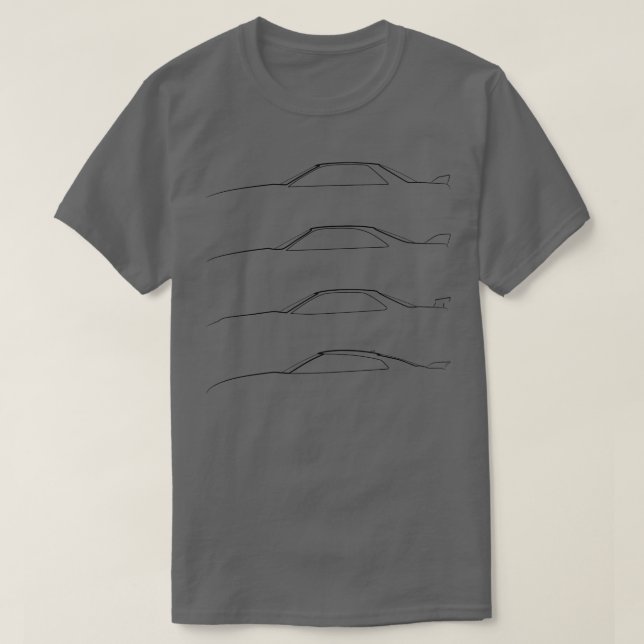 Skyline GTR-familj 1 T Shirt (Design framsida)
