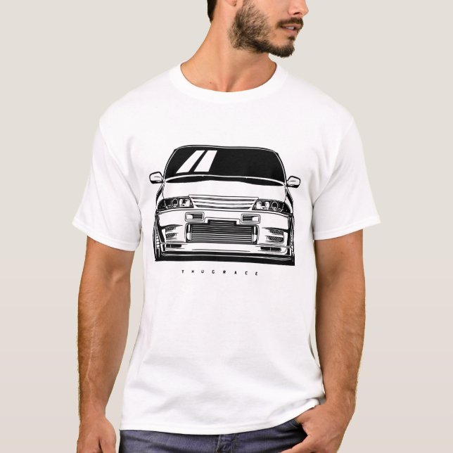 Skyline GTR R32 JDM T Shirt (Framsida)