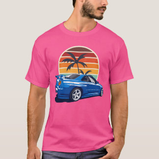 SKYLINE GTRR34 JDMWINURBO Japansk klassisk bil fri T Shirt