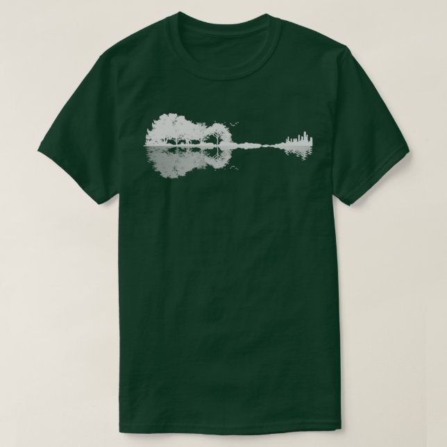 Skyline Guitar T Shirt (Design framsida)