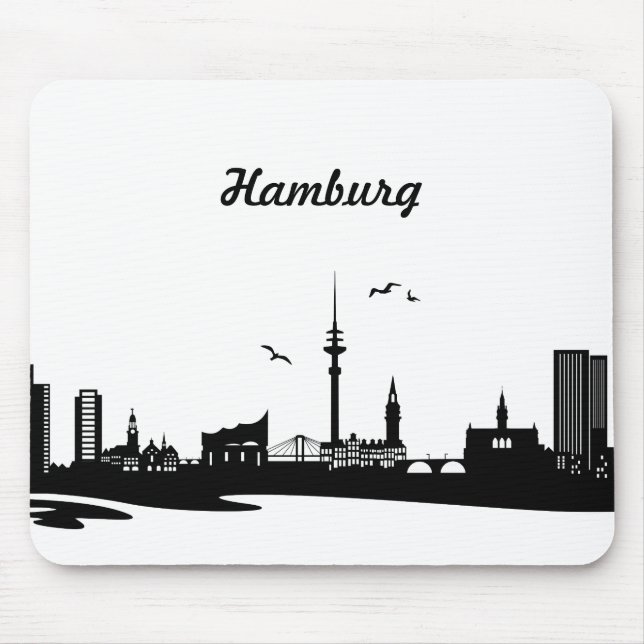 Skyline Hamburg Musmatta (Framsidan)