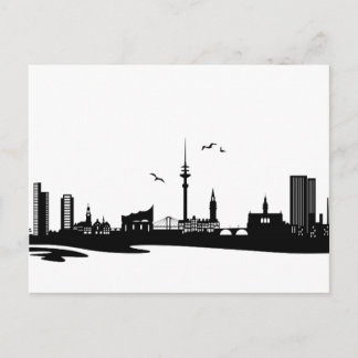 Skyline Hamburg Vykort