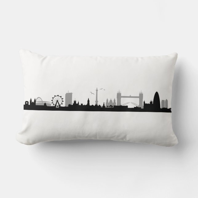 Skyline London Lumbarkudde (Framsida)