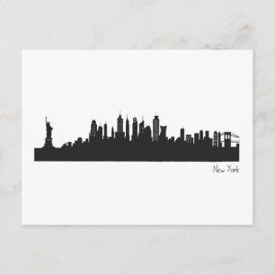 Skyline New York Vykort