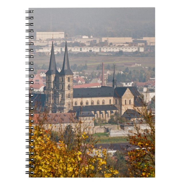 Skyline of Bamberg, Tysklandare Anteckningsbok Med Spiral (Framsidan)