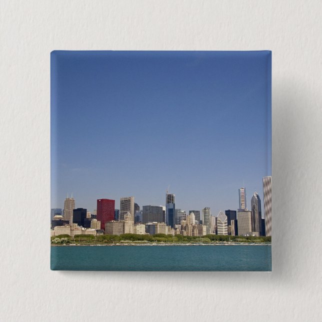 Skyline of Chicago, Illinois, USA. Knapp (Framsida)