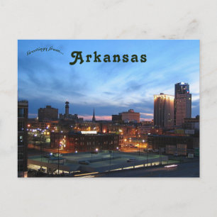 Skyline of Little Sten Arkansas Vykort