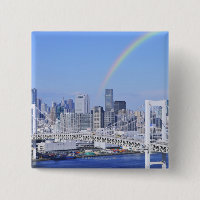 Skyline of Tokyo and Rainbow Bridge