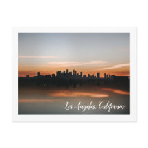 Skyline Photography of Los Angeles at Sunset