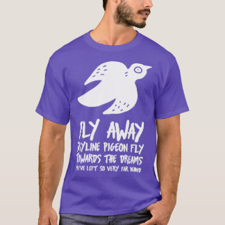 Skyline Pigeon white Classic TShirt T Shirt