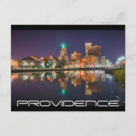 Skyline Providence Rhode island Vykort