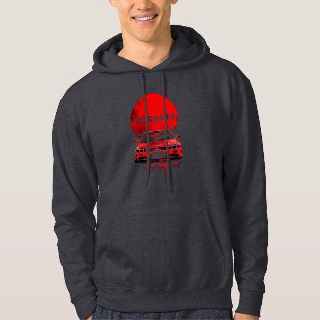 SKYLINE R34 GTR HOODIE (Framsida)