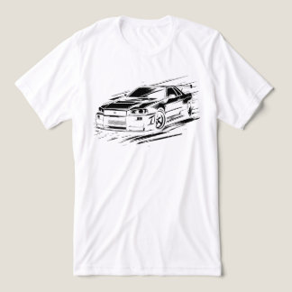 Skyline R34 Legendary JDM Ride Illustration - Blac T Shirt
