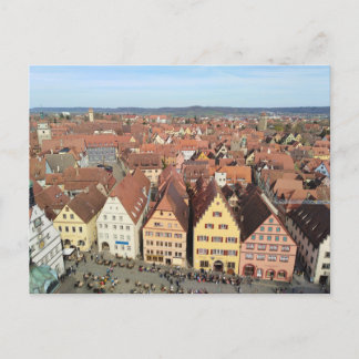 Skyline Rothenburg ob der Tauber, Tyskland Vykort