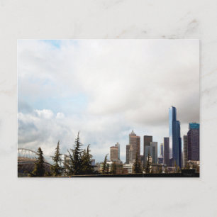 Skyline Seattle... en annan vy... Vykort