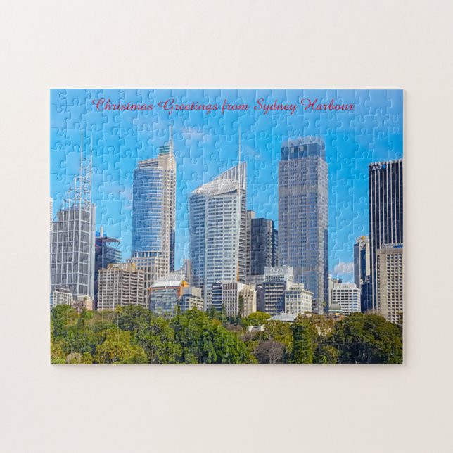 Skyline Sydney Harbour Australien Pussel (Horisontell)