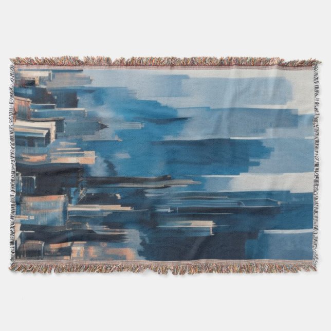 Skyline Throw Blanket Filt (Framsidan)