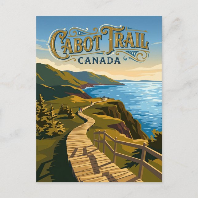 Skyline Trail Kanada Vykort (Framsida)