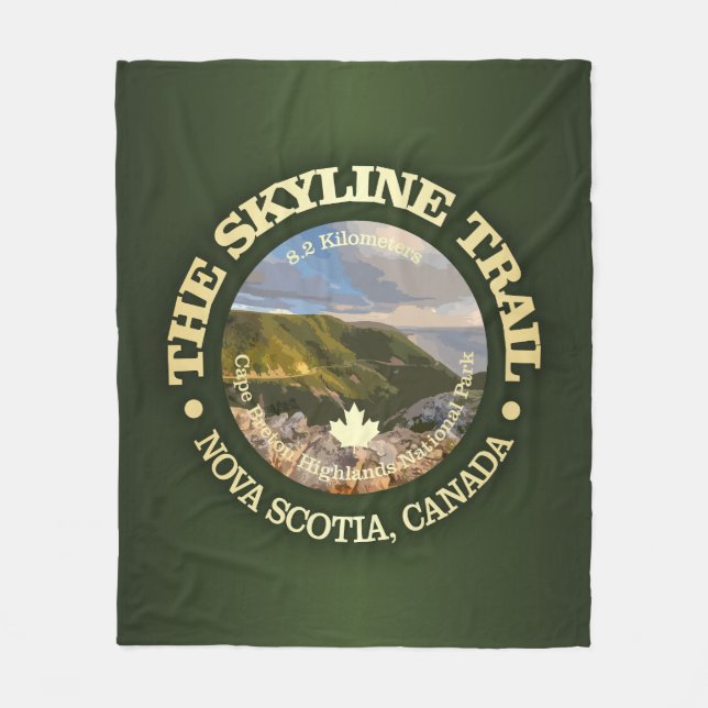 Skyline Trail (Nova Scotia) Fleecefilt (Framsidan)