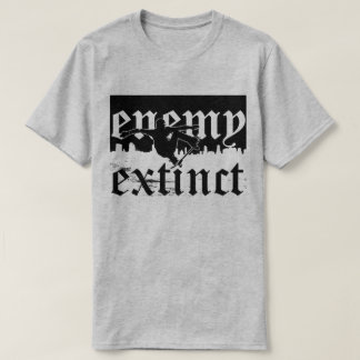 skylineblkskjorta av den slocknade fienden t-shirt