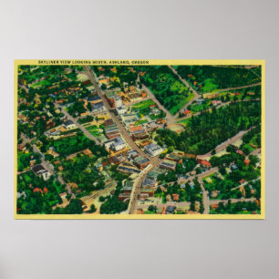 Skyliner View tittar syd över Ashland, ELLER Poster