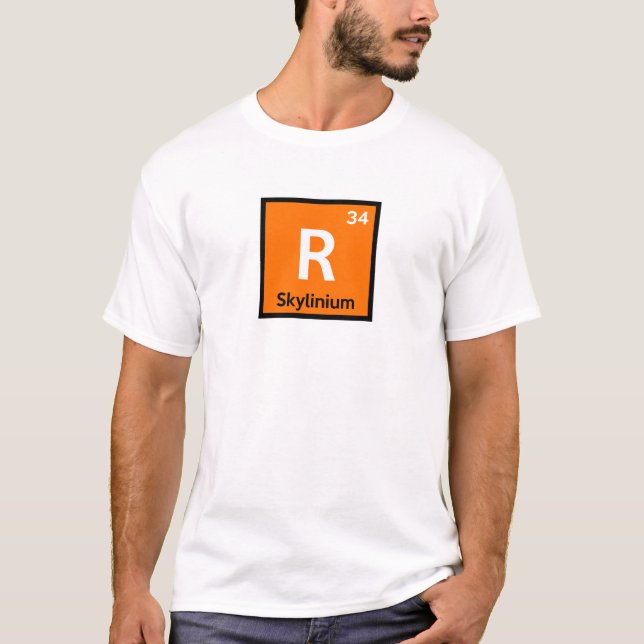 Skylinium r34 -1- tee shirt (Framsida)