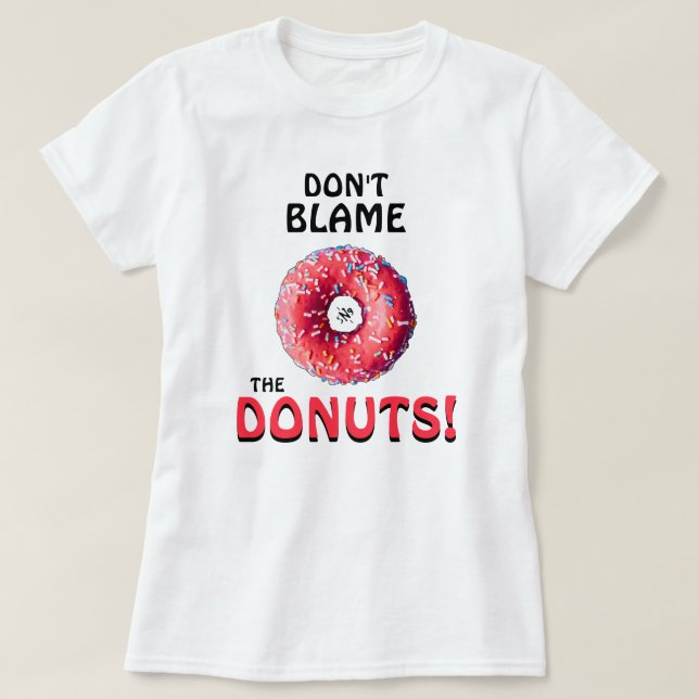 Skyll inte på donatorerna! v2! t shirt (Design framsida)