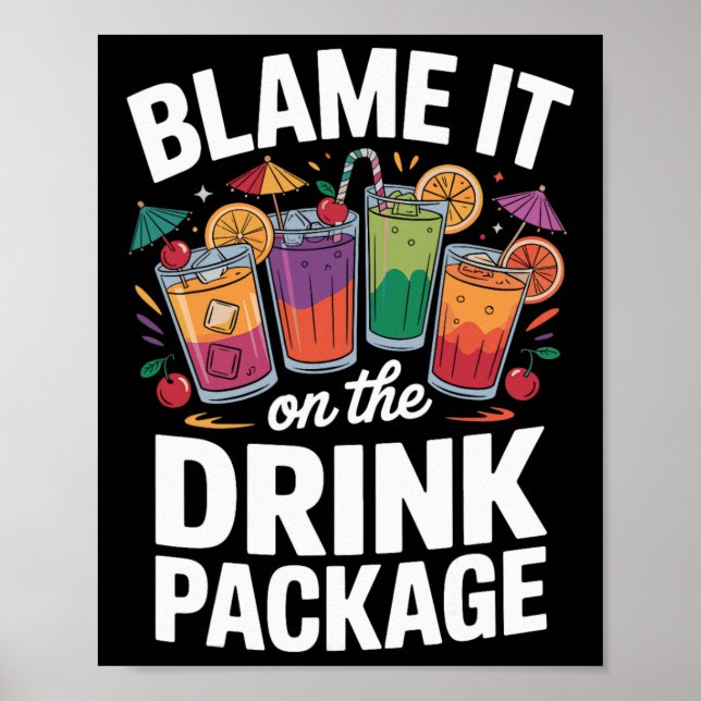 Skyll på drinkpaketet 3  poster (Framsidan)
